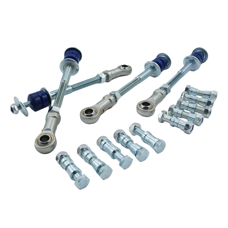 Swaybar Link Front + Rear Extended Threaded Fit For Nissan Patrol GQ Y60 For Ford Maverick DA For Jeep Wrangler TJ