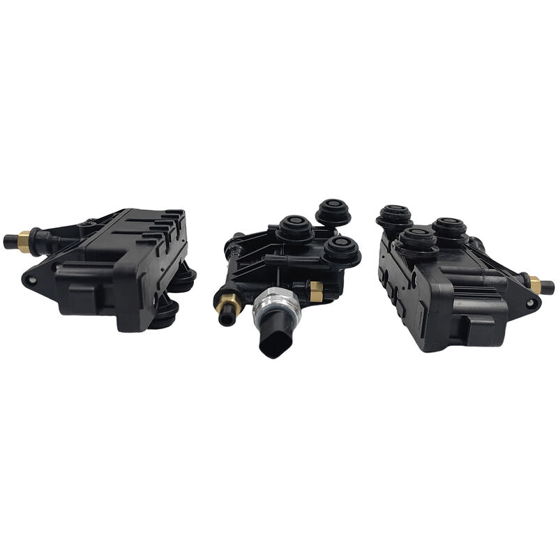 3 Pcs Air Suspension Solenoid Valve Block Fit For Land Rover Range Rover Sport Discovery LR3 LR4