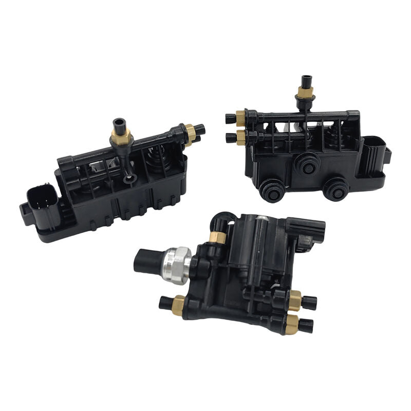3 Pcs Air Suspension Solenoid Valve Block Fit For Land Rover Range Rover Sport Discovery LR3 LR4