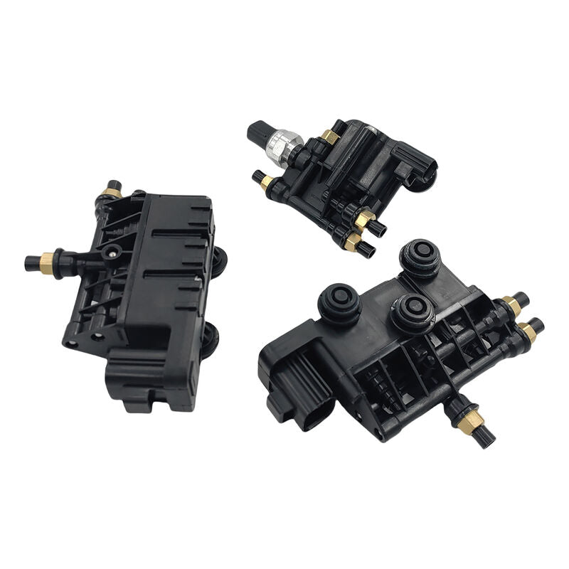3 Pcs Air Suspension Solenoid Valve Block Fit For Land Rover Range Rover Sport Discovery LR3 LR4