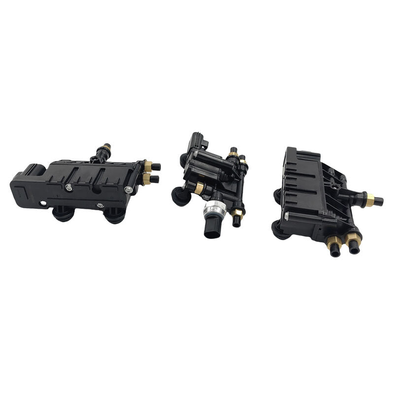 3 Pcs Air Suspension Solenoid Valve Block Fit For Land Rover Range Rover Sport Discovery LR3 LR4