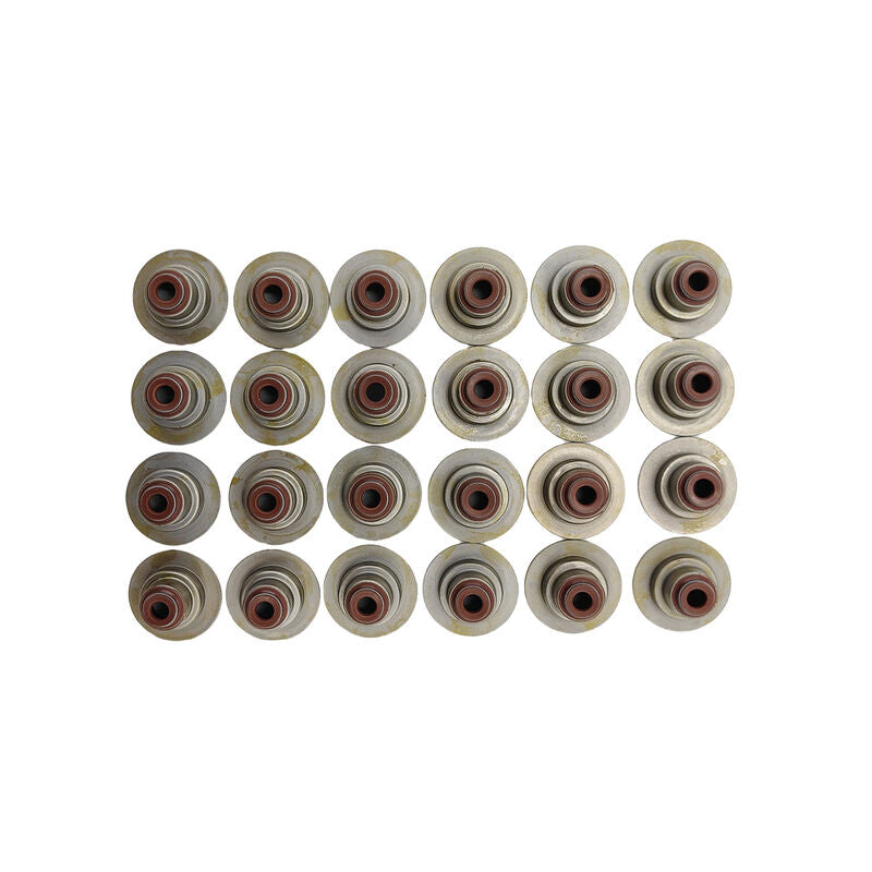 24 Pcs Engine Valve Stem Seals Fit For Ford Fairlane Fairmont Falcon BA BF FG Territory SX SY SZ V6 4.0L Petrol 2004-2016