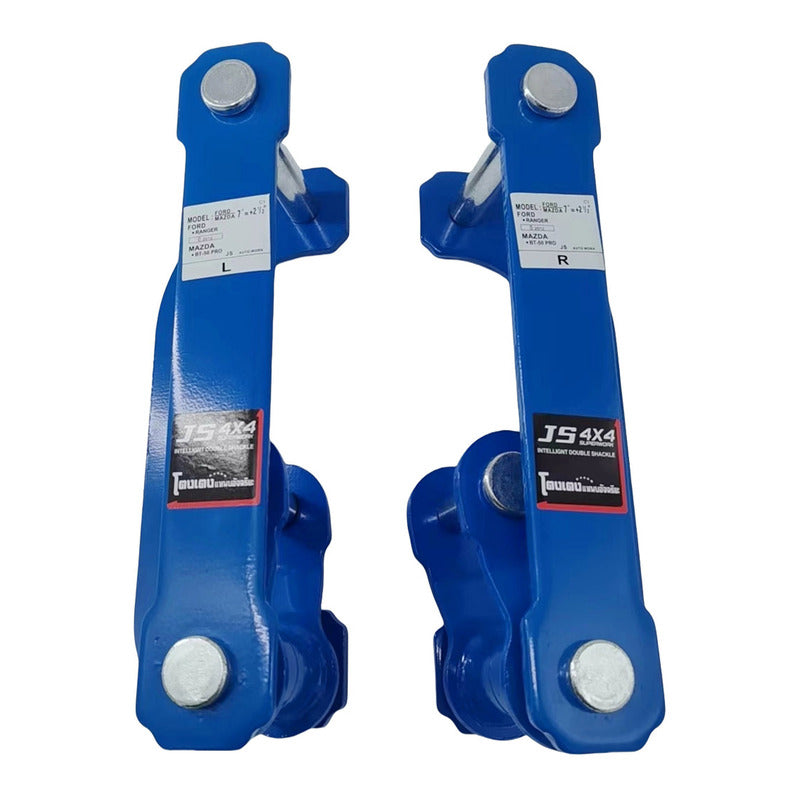 2" Lift Rear Leaf Spring G-Shackles Kit Fit For Mazda BT50 UP UR For Ford Ranger T6 PX PX2 PX3 4WD