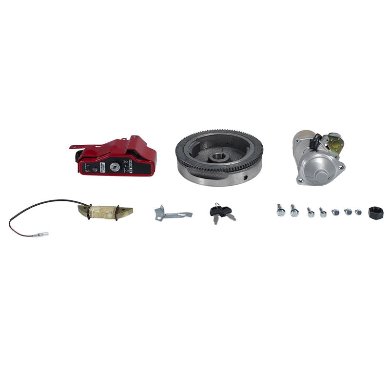 Electric Starter Motor Flywheel Kit Fit For Honda GX340 GX390 188F 11HP 13HP Engine