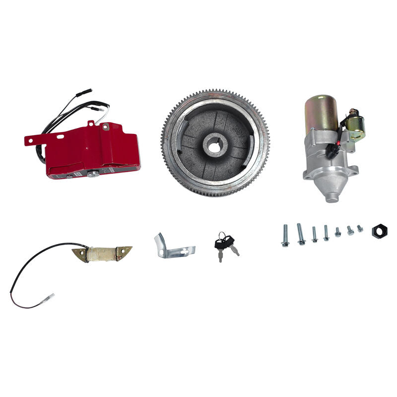 Electric Starter Motor Flywheel Kit Fit For Honda GX340 GX390 188F 11HP 13HP Engine