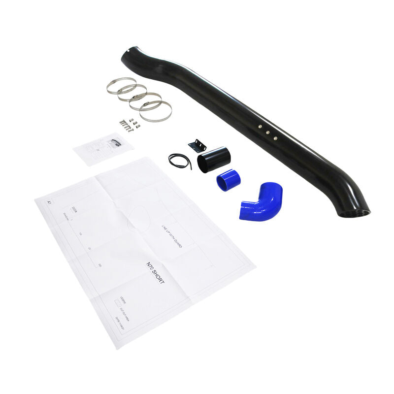 4" Stainless Snorkel Kit Fit For Toyota Hilux N70 2005-2015 Air Intake 4WD Black