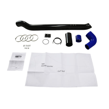 4" Black Grade 304 Stainless Steel Snorkel Fit For Toyota Hilux N80 2015-2023