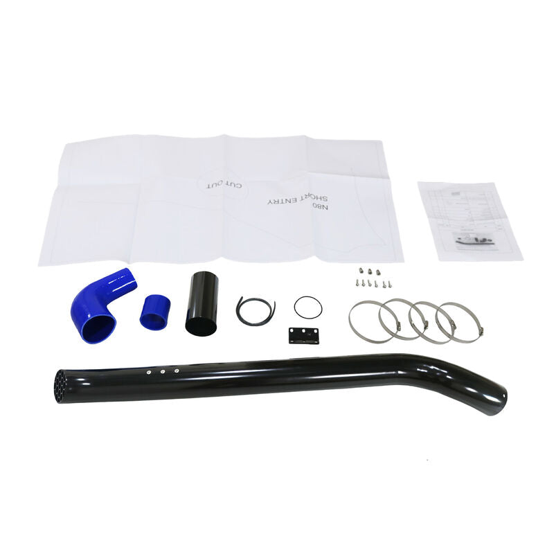 4" Black Grade 304 Stainless Steel Snorkel Fit For Toyota Hilux N80 2015-2023