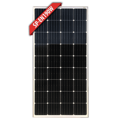 190W Fixed Mono Solar Panel (Silver or Black Frame) - SP-EN190W