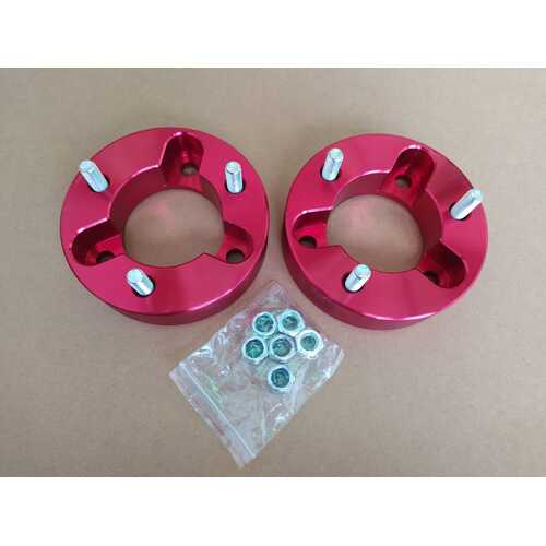 STRUT SPACERS 32MM FOR NISSAN NAVARA D40 FRONT COIL STRUT SHOCK LIFT 2005 - 2014