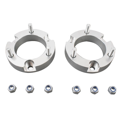 25mm Front Coil Strut Shock Spacer Lift Kit Fit For Toyota Hilux VIGO 2005-14 4WD Silver