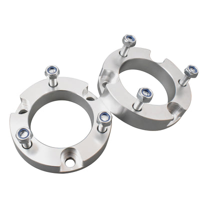 25mm Front Coil Strut Shock Spacer Lift Kit Fit For Toyota Hilux VIGO 2005-14 4WD Silver