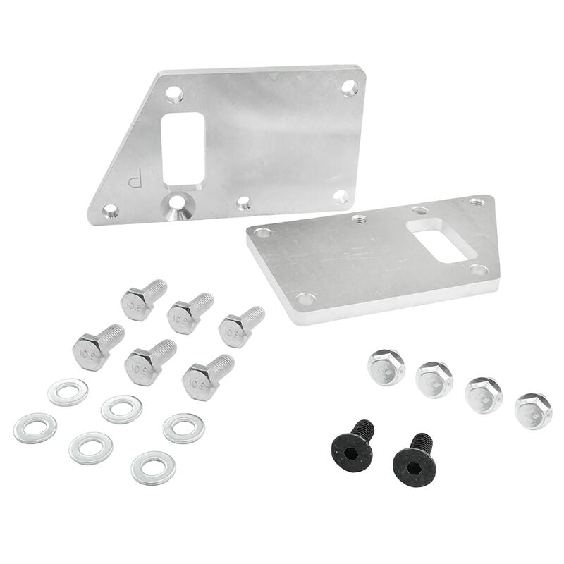 Conversion Engine Motor Mount Adapter Plate Kit Aluminum Fit For LS Swap LS1 LS2 LS3