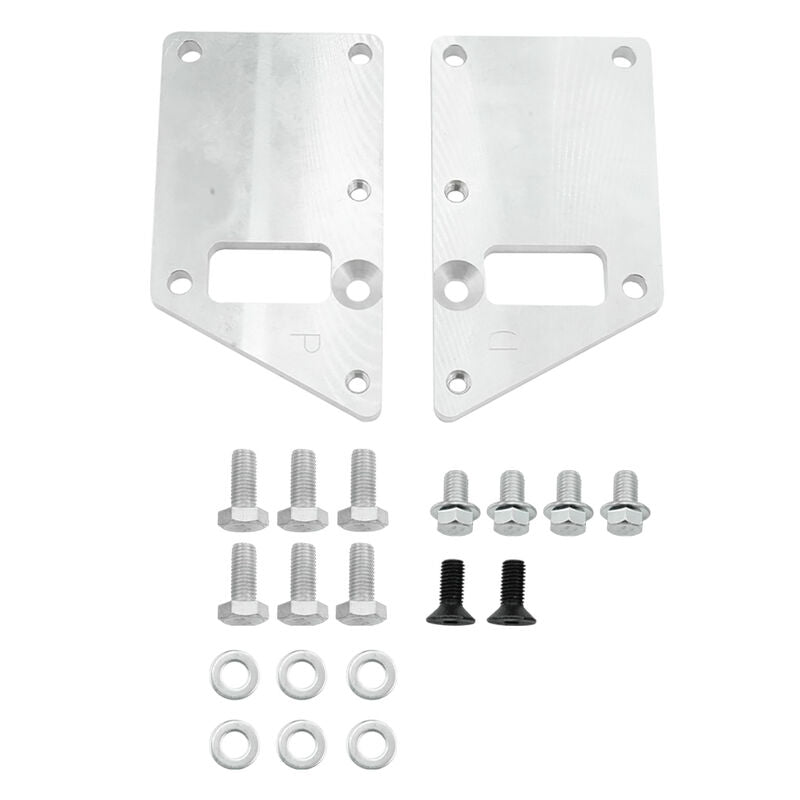 Conversion Engine Motor Mount Adapter Plate Kit Aluminum Fit For LS Swap LS1 LS2 LS3