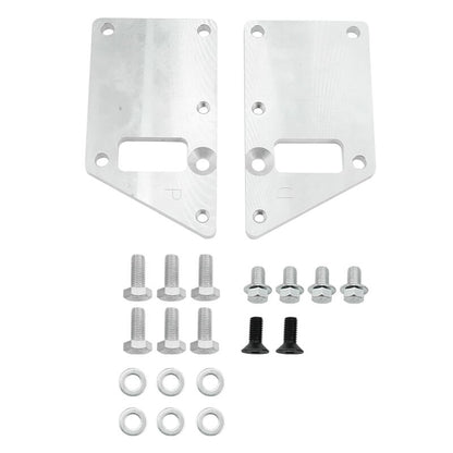 Conversion Engine Motor Mount Adapter Plate Kit Aluminum Fit For LS Swap LS1 LS2 LS3