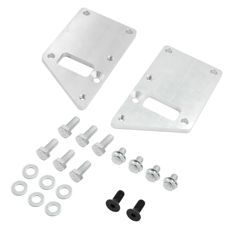 Conversion Engine Motor Mount Adapter Plate Kit Aluminum Fit For LS Swap LS1 LS2 LS3