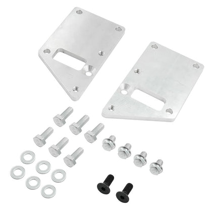Conversion Engine Motor Mount Adapter Plate Kit Aluminum Fit For LS Swap LS1 LS2 LS3