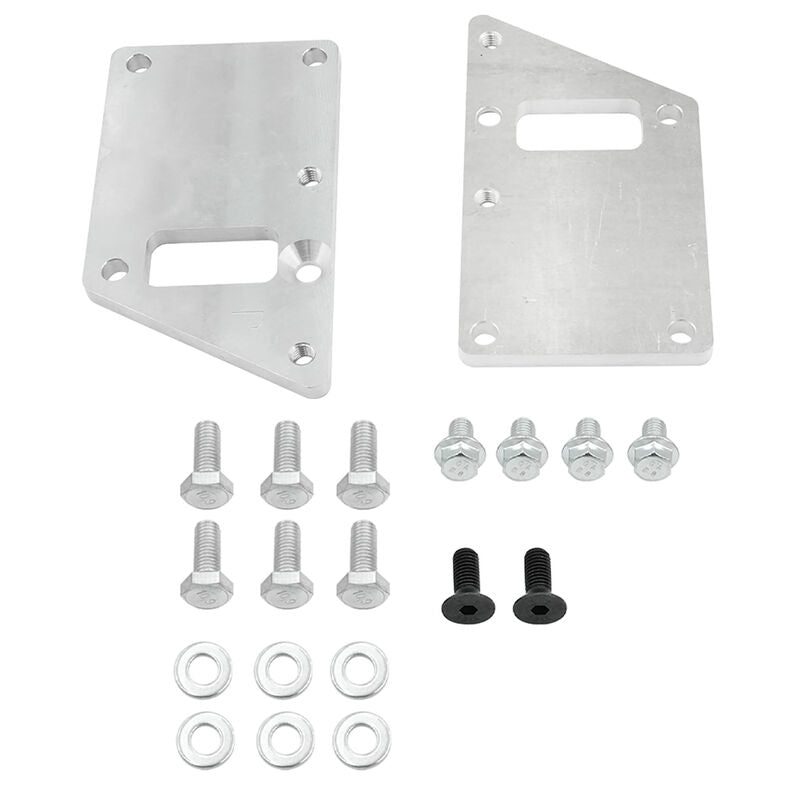 Conversion Engine Motor Mount Adapter Plate Kit Aluminum Fit For LS Swap LS1 LS2 LS3