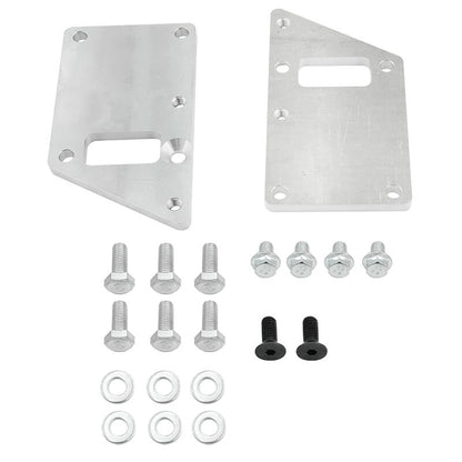 Conversion Engine Motor Mount Adapter Plate Kit Aluminum Fit For LS Swap LS1 LS2 LS3