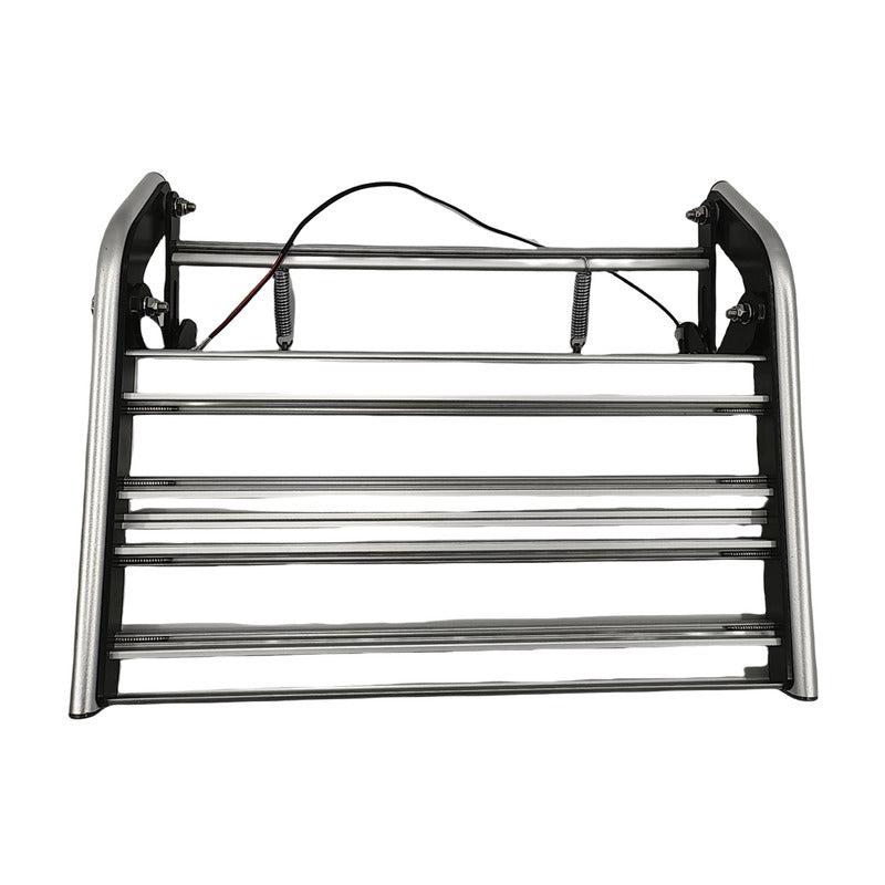 Caravan Step Aluminium Manual Folding Camper Trailer Motorhome RV With LED Light
