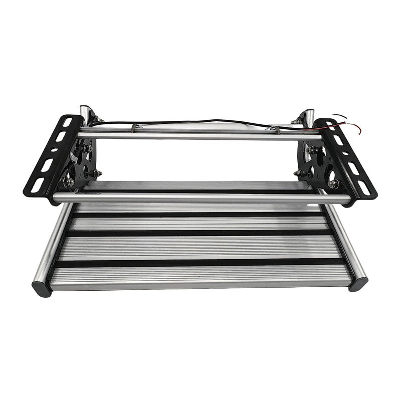 Caravan Step Aluminium Manual Folding Camper Trailer Motorhome RV With LED Light