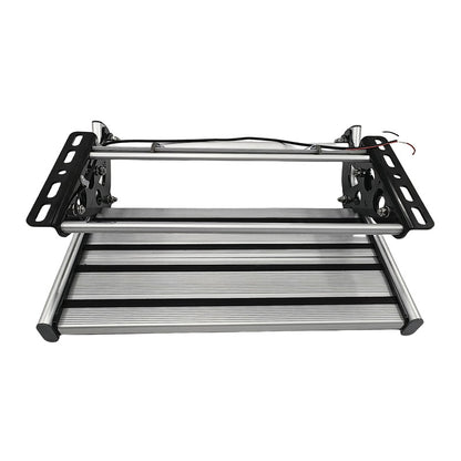 Caravan Step Aluminium Manual Folding Camper Trailer Motorhome RV With LED Light
