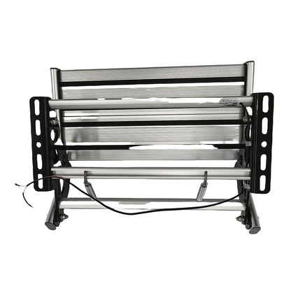 Caravan Step Aluminium Manual Folding Camper Trailer Motorhome RV With LED Light