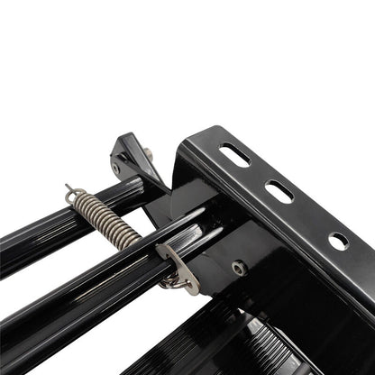 Single Caravan Step With Screws Kit Aluminium Black Pull Out Folding 550mm Fit For RV