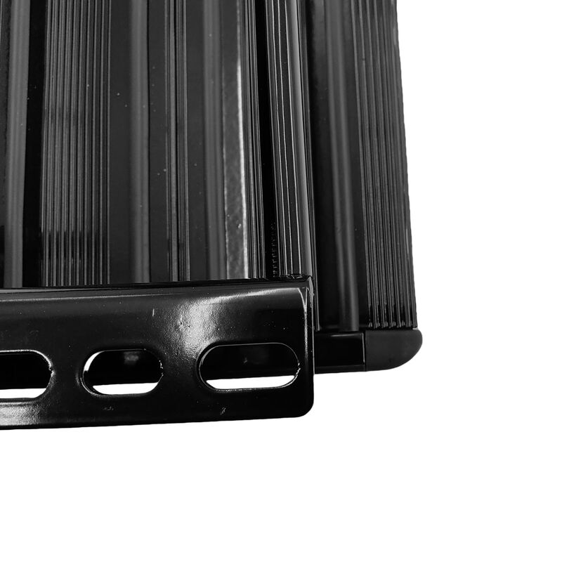 Single Caravan Step With Screws Kit Aluminium Black Pull Out Folding 550mm Fit For RV