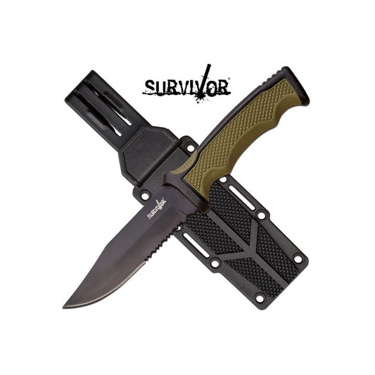 Survivor Fixed Blade Non Slip Knife