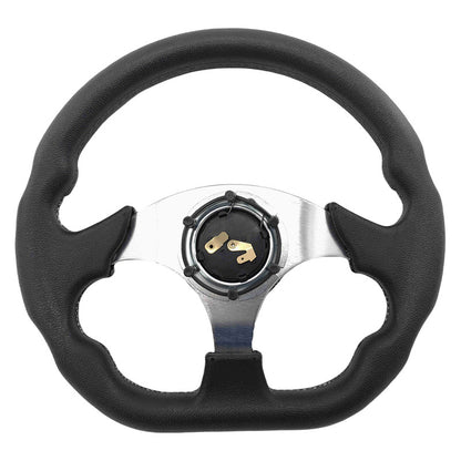 Golf Cart Steering Wheel Fit For EZGO TXT RXV Valor Marathon Adapter Black Upgrade