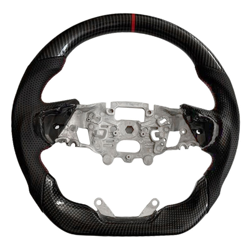 Carbon Fiber Steering Wheel Red Strip Fit For Ford Ranger Raptor RA 05/2022-2025