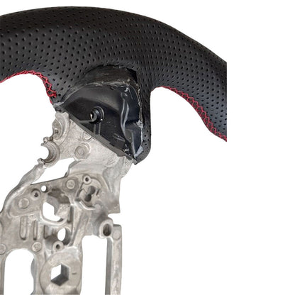 Carbon Fiber Steering Wheel Red Strip Fit For Ford Ranger Raptor RA 05/2022-2025