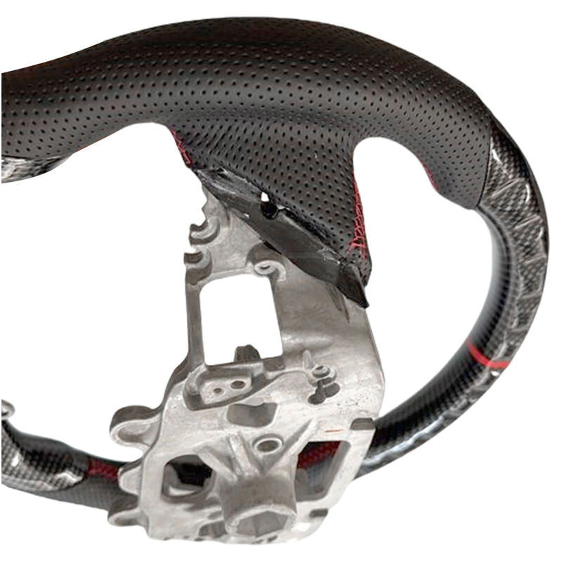 Carbon Fiber Steering Wheel Red Strip Fit For Ford Ranger Raptor RA 05/2022-2025