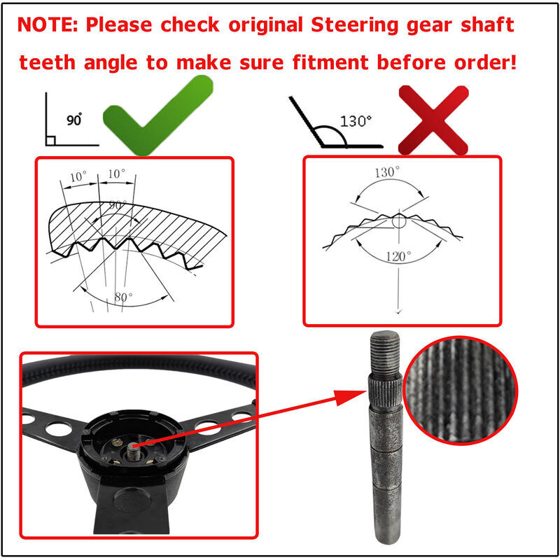 Black Sport Steering Wheel Fit For Holden GTS Monaro HQ HJ HX HZ WB Torana LJ LH LX SS SLR