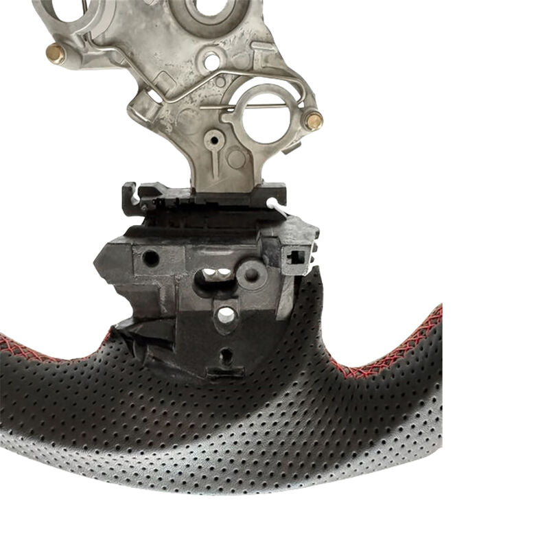 Carbon Fiber Steering Wheel Red Strip Fit For Isuzu D-Max RG 3.0L Diesel 07/2020-2024