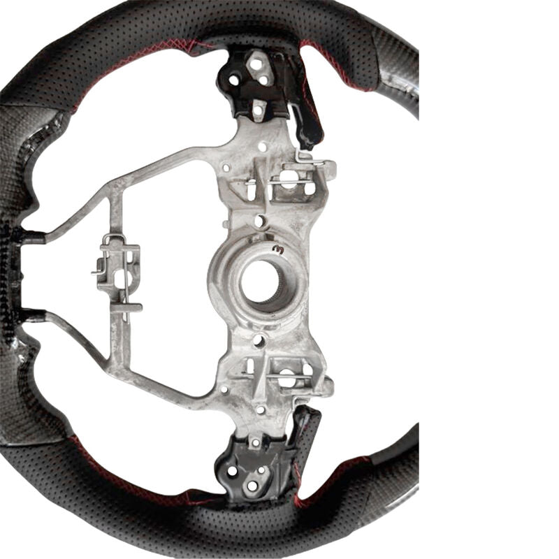 Carbon Fiber Steering Wheel Red Strip Fit For Toyota RAV4 XA50 AXAH54 11/2018-2025