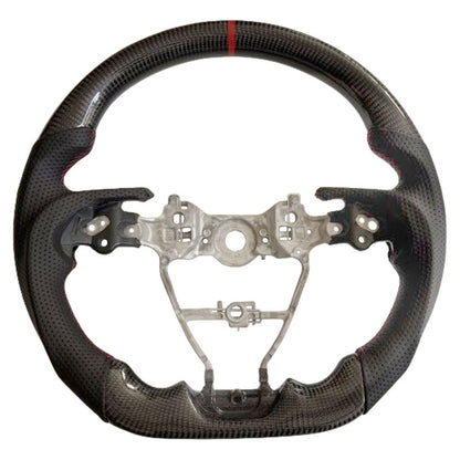 Carbon Fiber Steering Wheel Red Strip Fit For Toyota RAV4 XA50 AXAH54 11/2018-2025