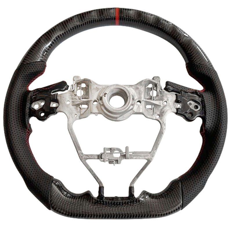 Carbon Fiber Steering Wheel Red Strip Fit For Toyota RAV4 XA50 AXAH54 11/2018-2025