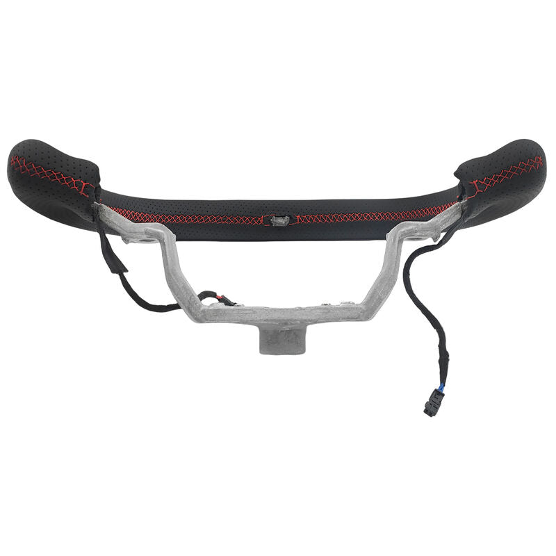 Carbon Fiber Yoke Steering Wheel Red Strip Fit For Tesla Model 3 Highland 2023-2025