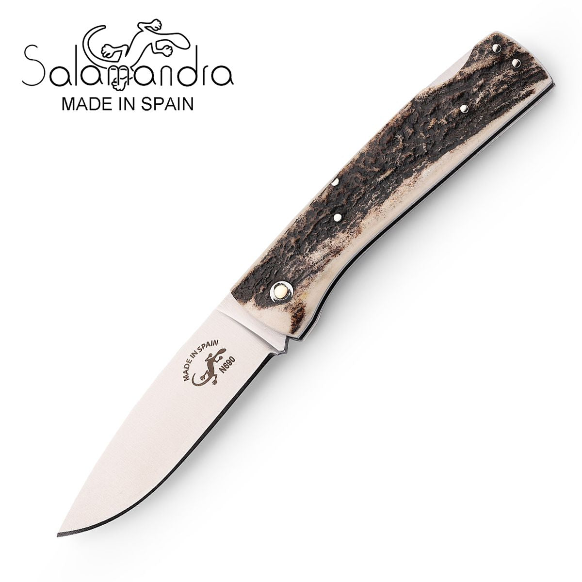 Salamandra Aura Stag N690 Pocket Knife