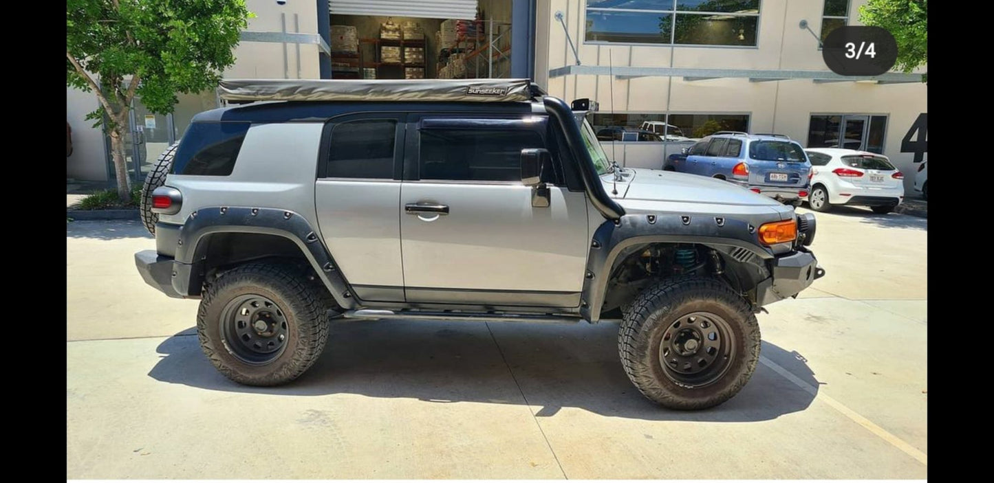 Toyota Landcruiser FJ 4″ (Short Entry) Stainless Steel Snorkel Kit