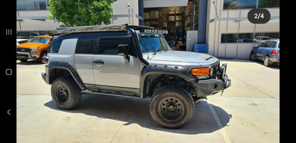 Toyota Landcruiser FJ 4″ (Short Entry) Stainless Steel Snorkel Kit