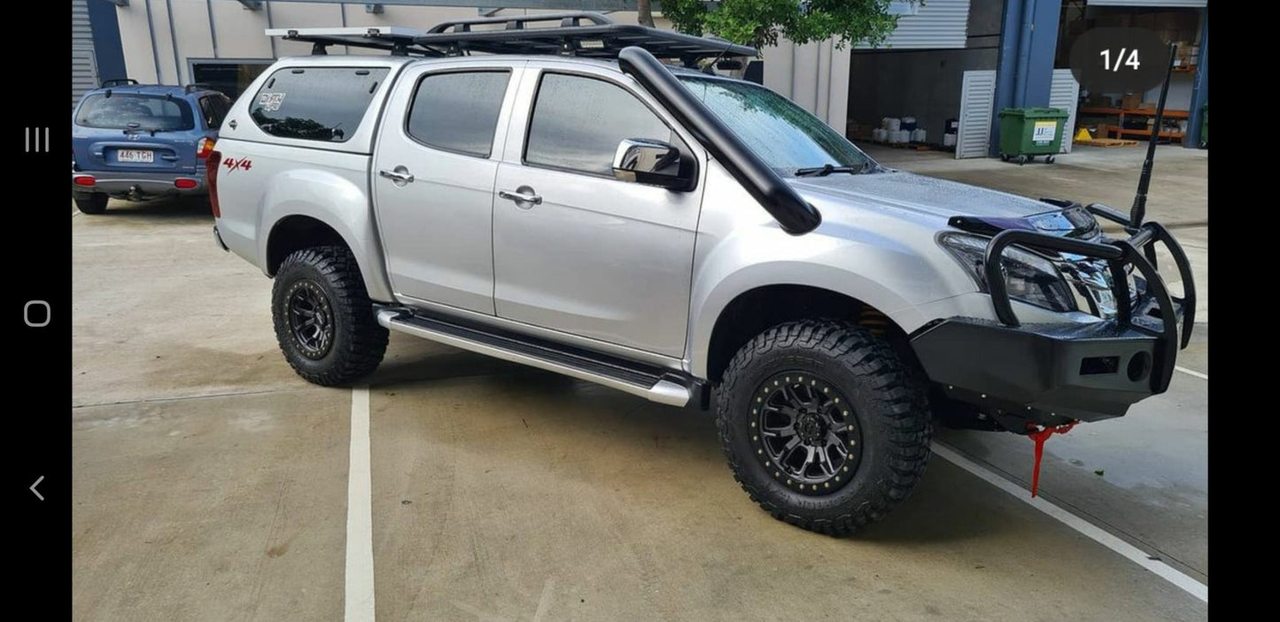 Isuzu DMAX 2016-2020 5″ Stainless Steel Snorkel/Airbox Kit (SHORT)