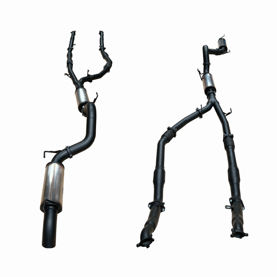 #Black - Aluminised Steel, #With Muffler, #With Muffler + With Cats & Mufflers