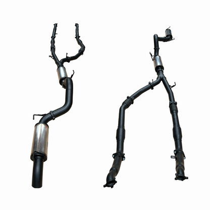#Black - Aluminised Steel, #With Muffler, #With Muffler + With Cats & Mufflers