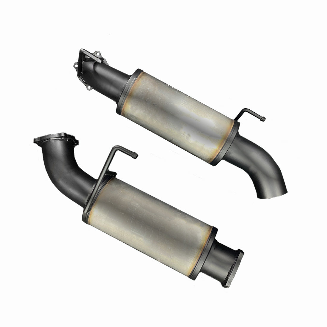 #Black - Aluminised Steel, #With Muffler, #With Muffler + With Cats & Mufflers