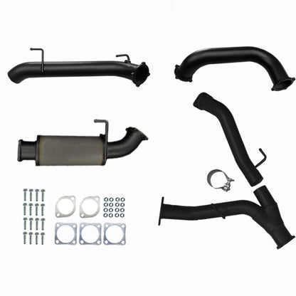 #Black - Aluminised Steel, #With Mid Muffler Only