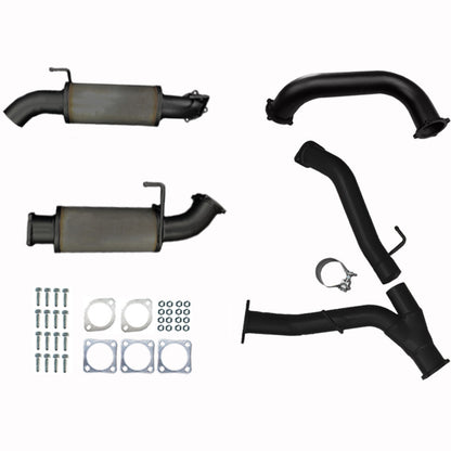 #Black - 409 Stainless Steel, #Centre & Rear Mufflers
