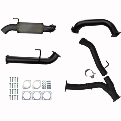 #Black - 409 Stainless Steel, #With Rear Muffler Only